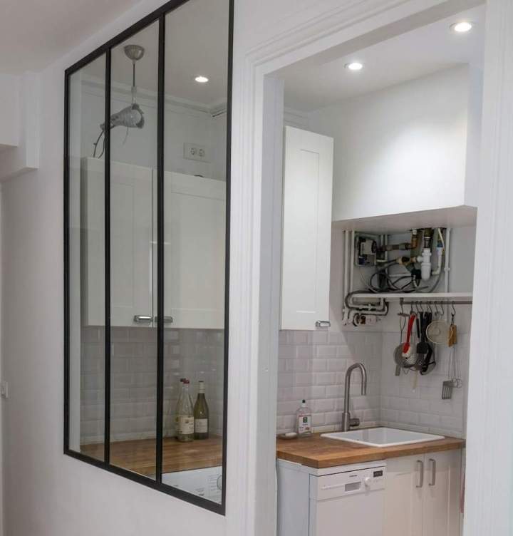 Pose Miroir à la découpe Paris